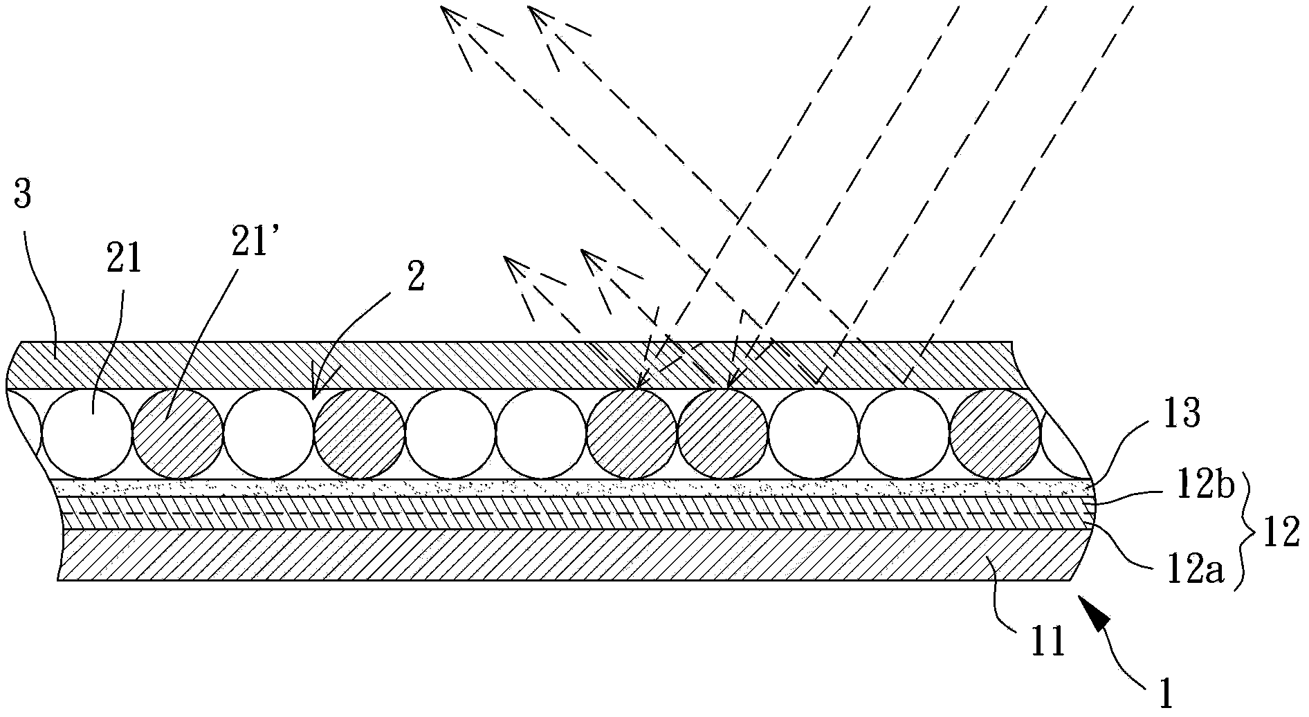 Light reflecting sticking film