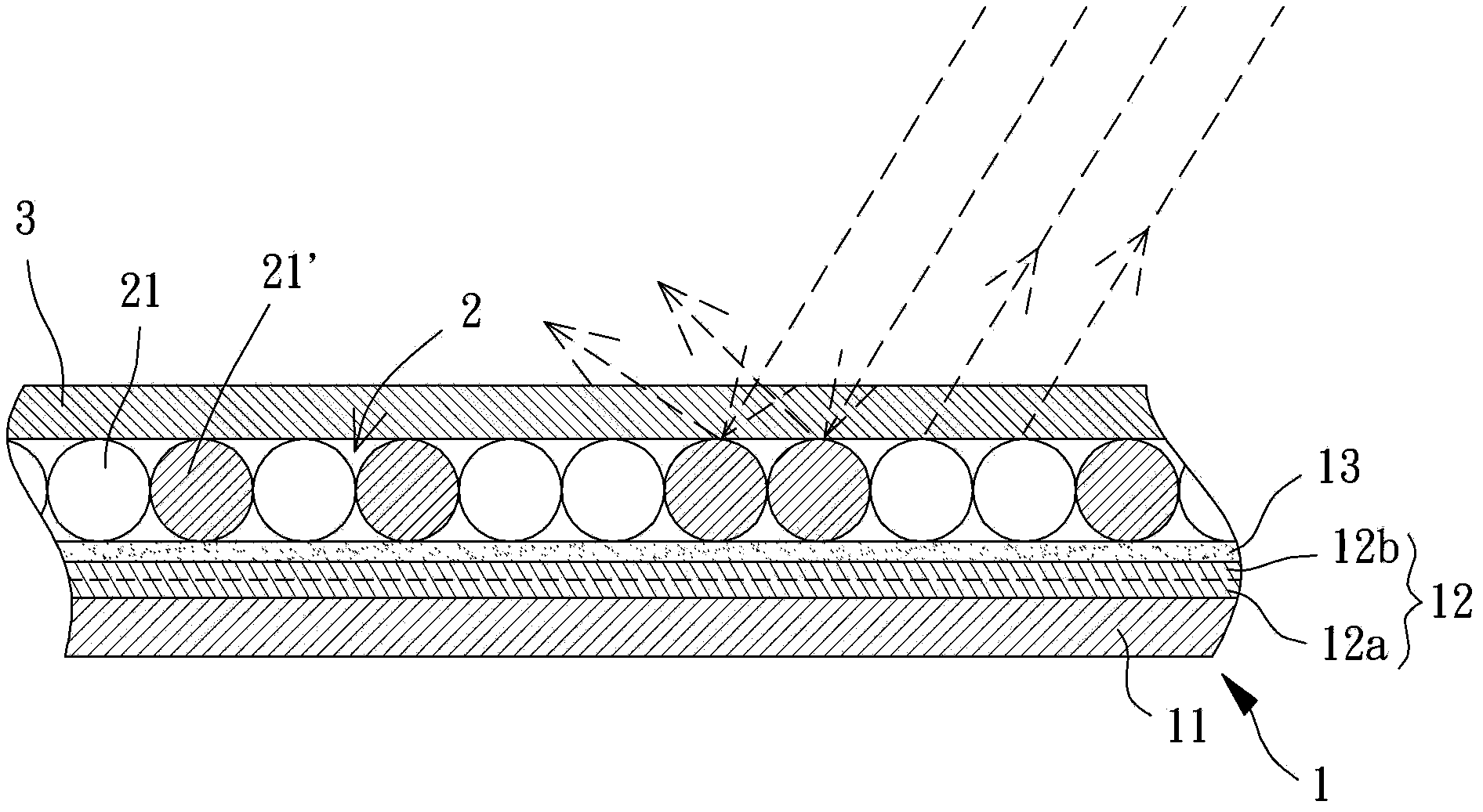 Light reflecting sticking film