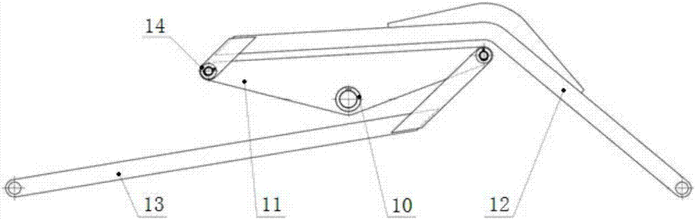 Bottom door opening and closing mechanism for railway funnel vehicle