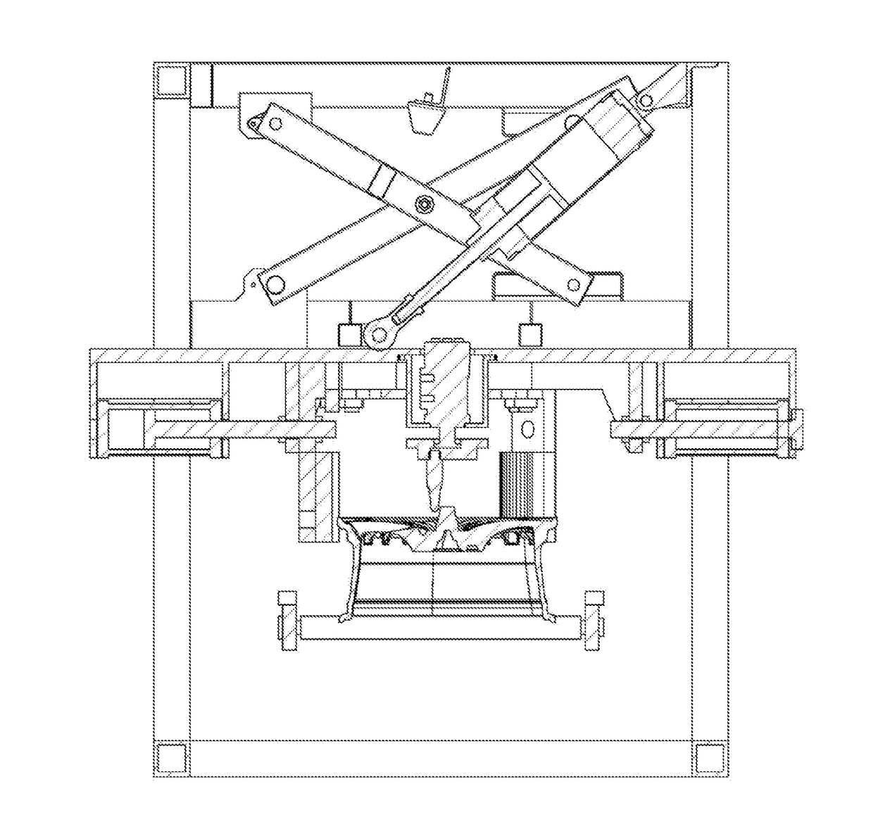 Device and Method for Degating of Aluminum Wheel Blank by Laser Cutting