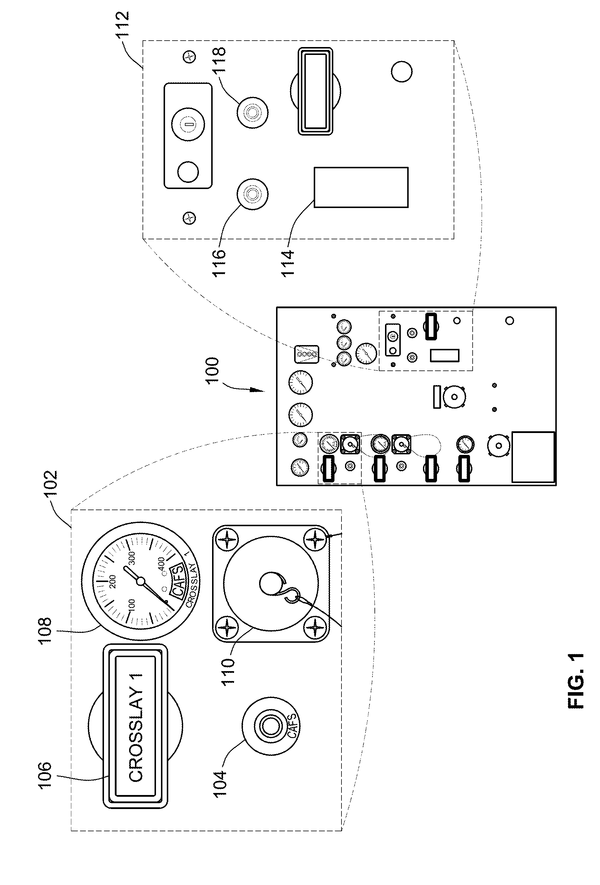 Compressed Air Foam System with Simplified User Interface