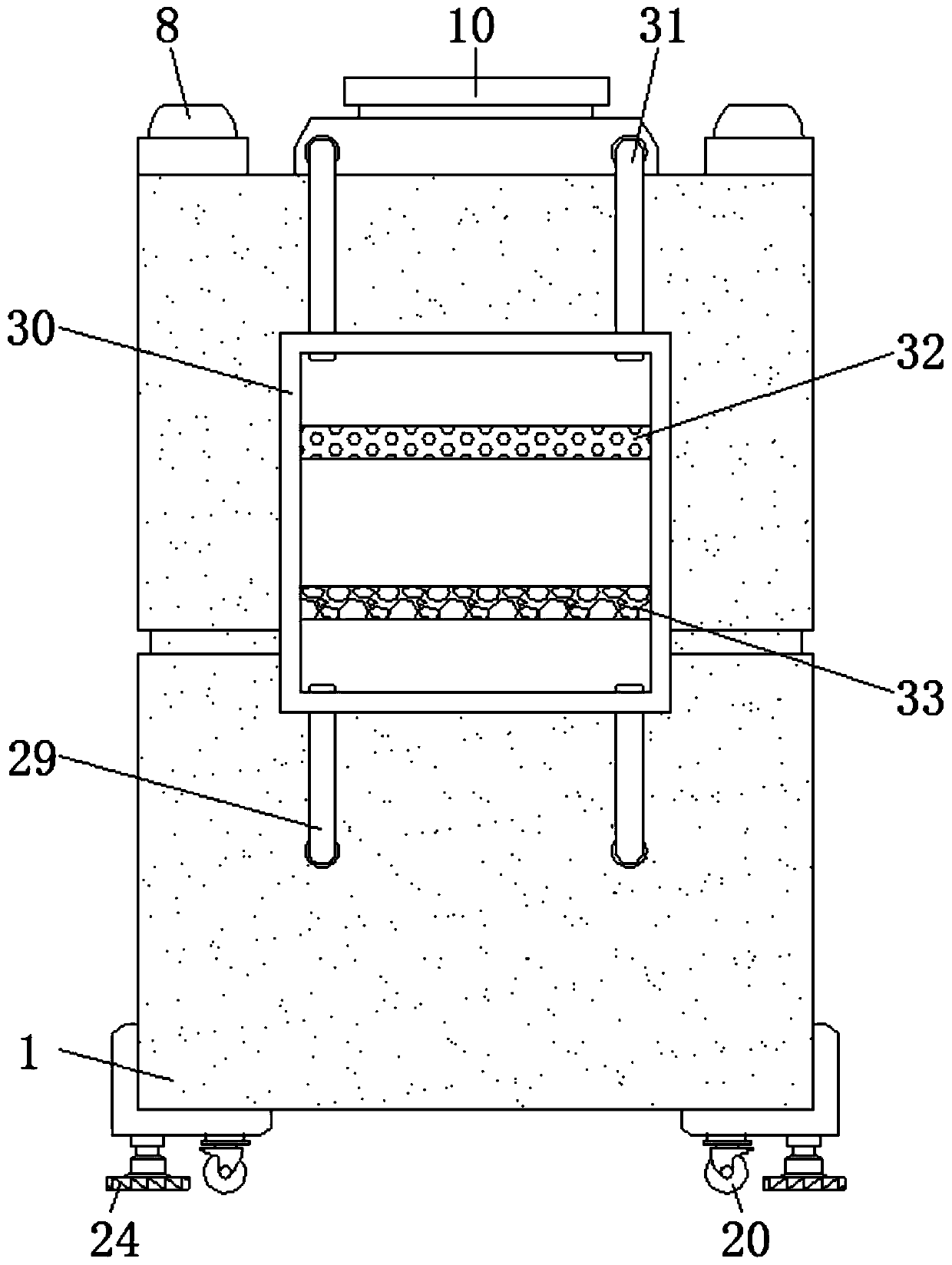 Deep processing and drying system for selenium-rich imperial chrysanthemums