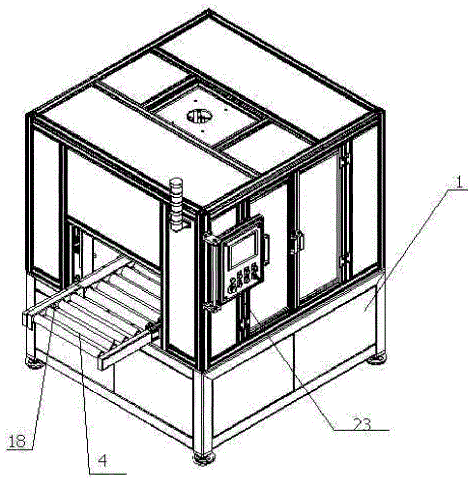 Automatic case unpacking machine