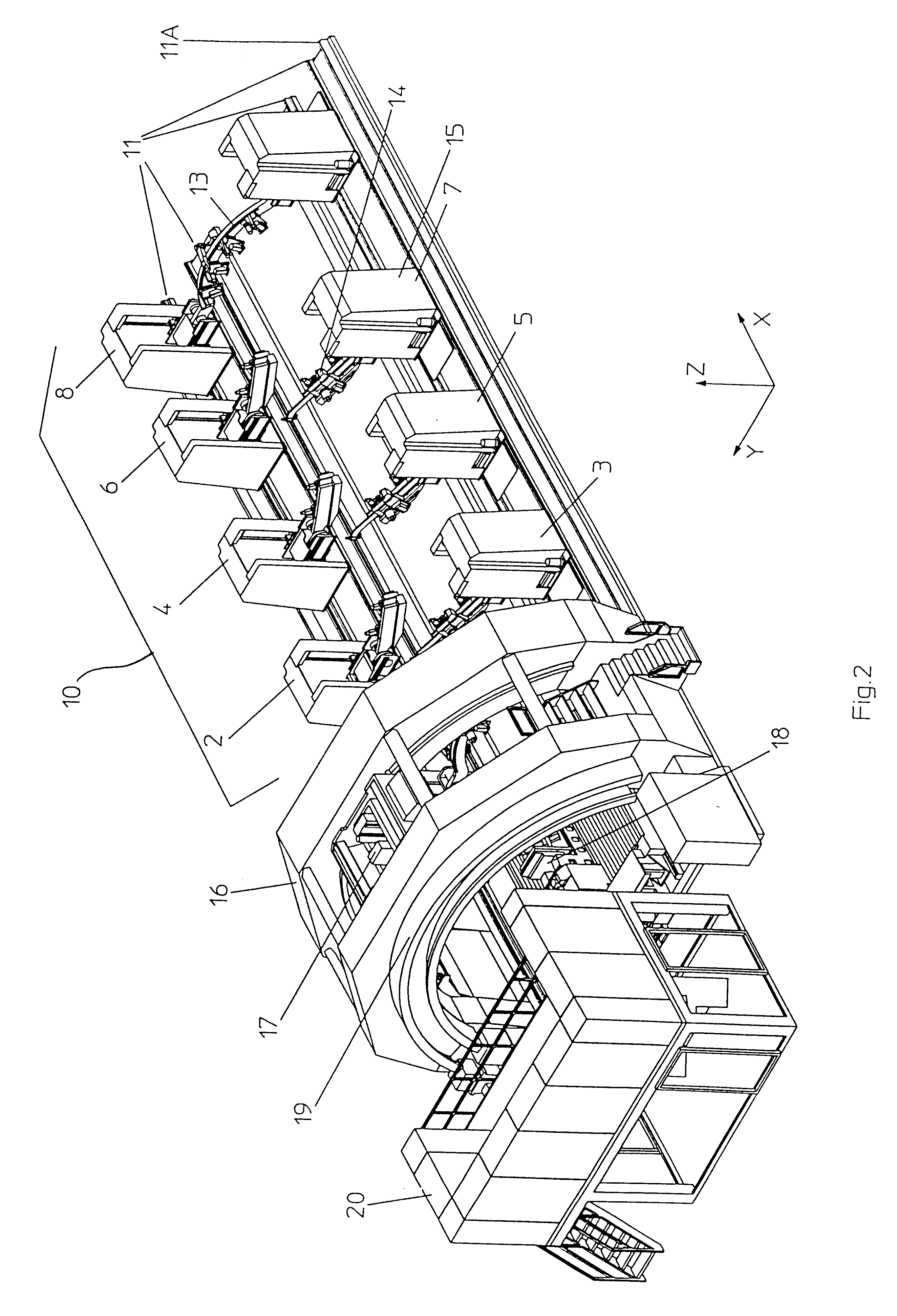 Versatile adaptable holding apparatus for holding large format workpieces and method