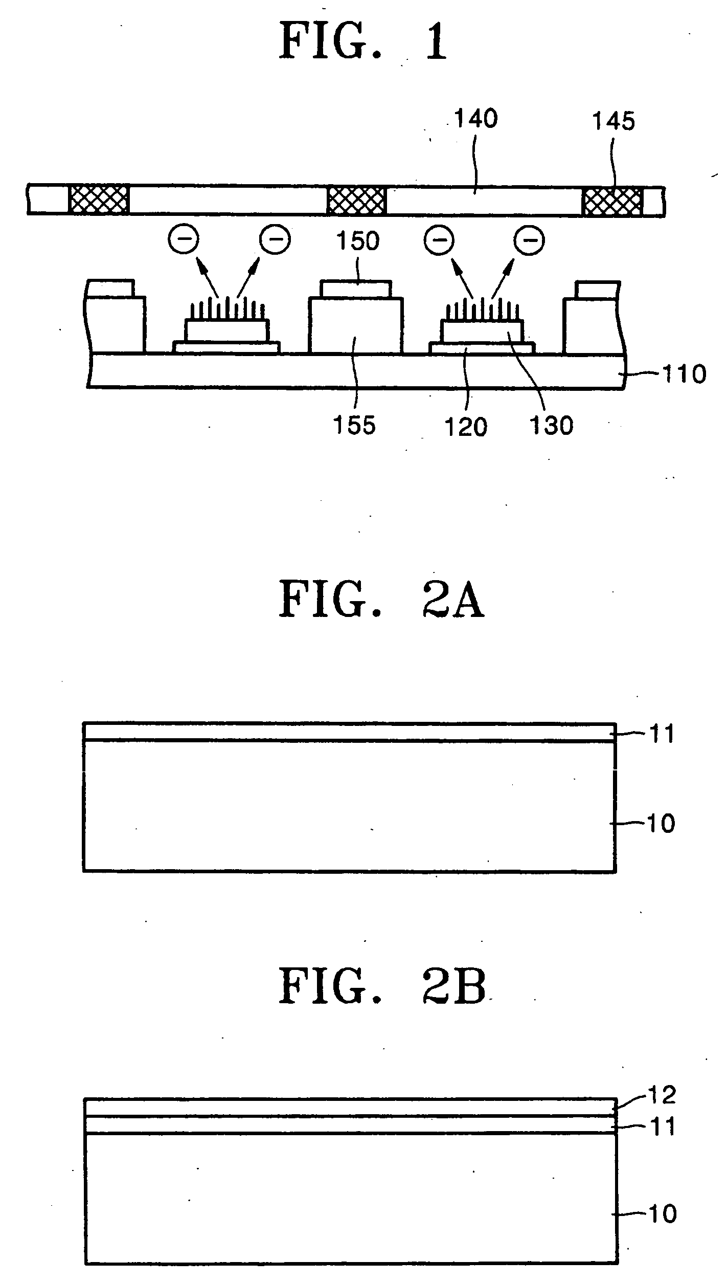 Long life-time field emitter for field emission device and method for fabricating the same