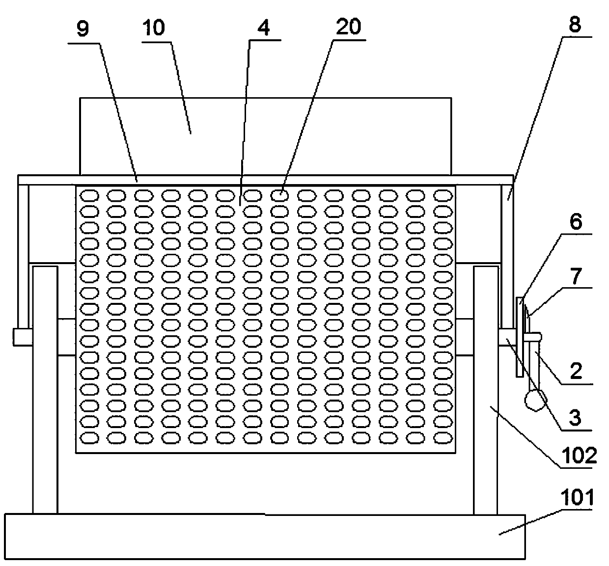 A non-screw self-feeding ball pressing machine