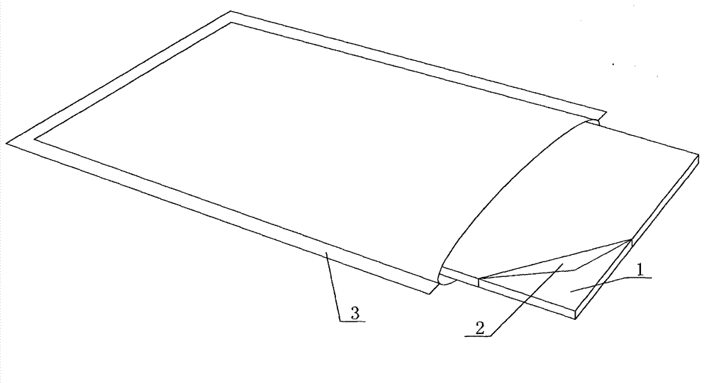 Vacuum heat-preserving plate for light building