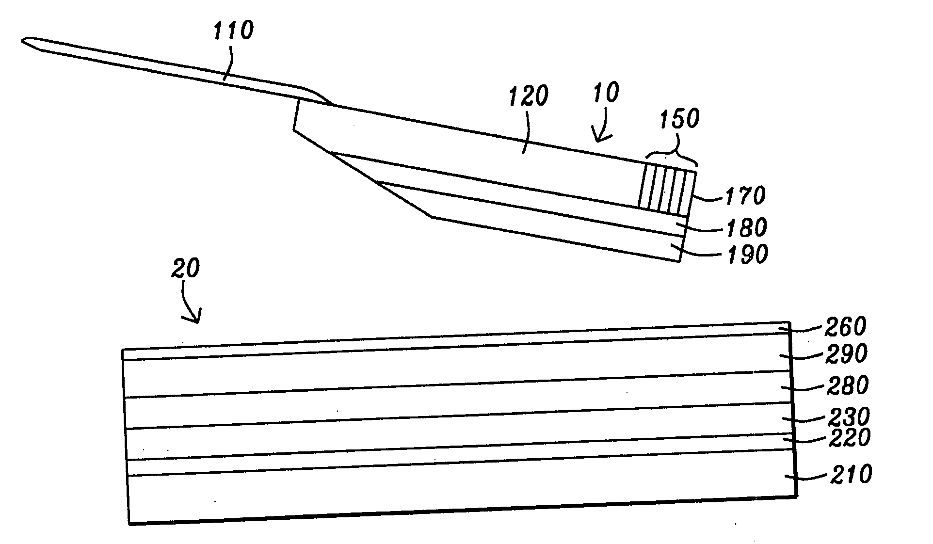 Magnetic recording head and media comprising aluminum oxynitride underlayer and a diamond-like carbon overcoat