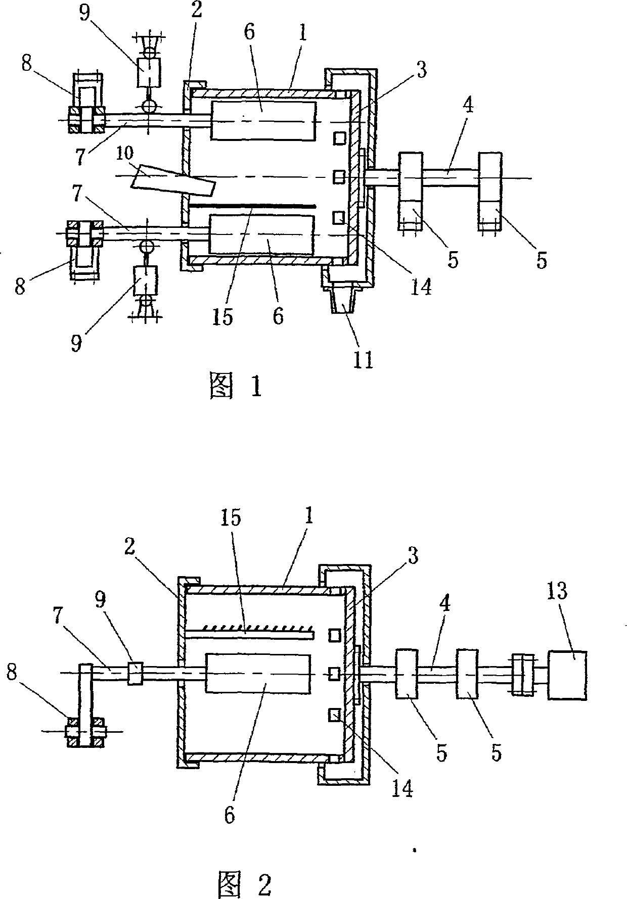 Horizontal type roller mill