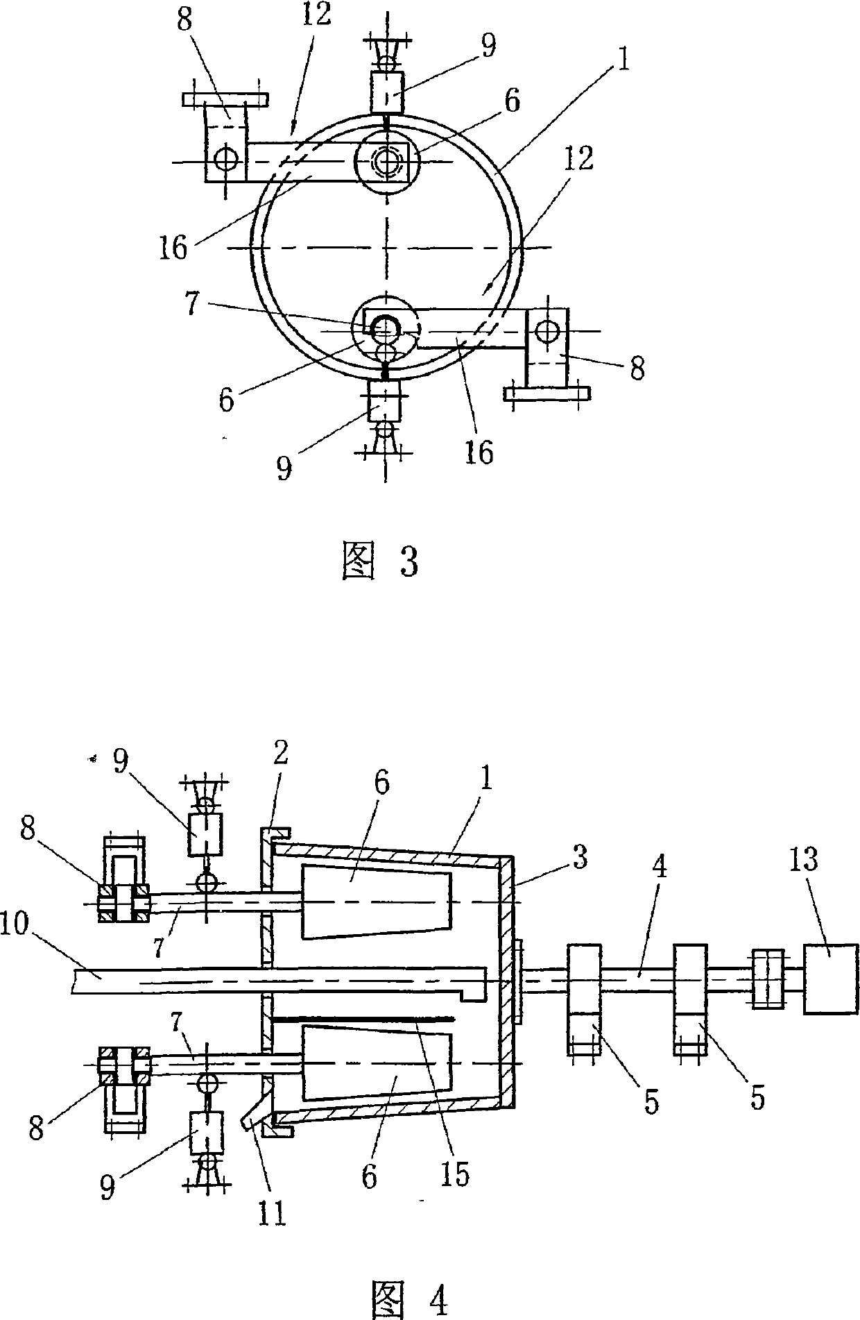 Horizontal type roller mill