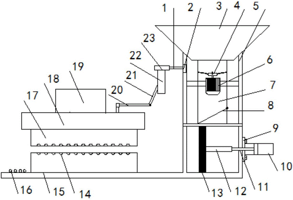 Biofuel particle normal-temperature forming machine