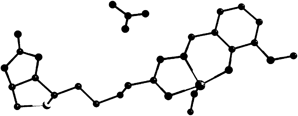 Copper complex based on biotin o-vanillin acylhydrazone derivative and synthesis method and application thereof