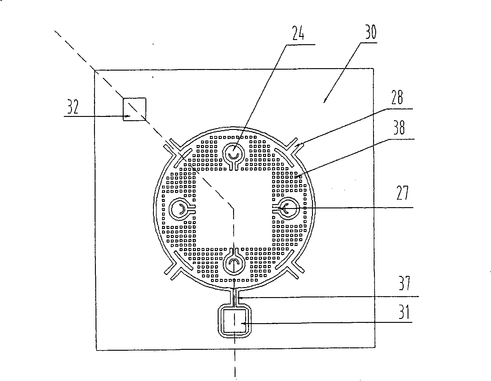 Capacitor type microphone chip