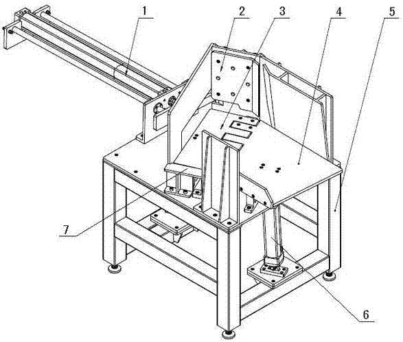 Bearing blank automatic turnover mechanism