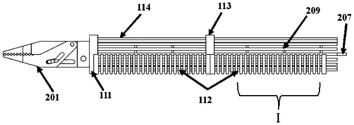 A modular flexible surgical tool system