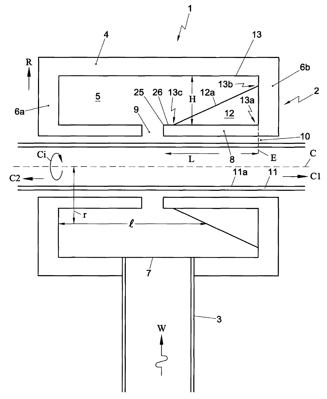 An apparatus for performing a plasma chemical vapour deposition process