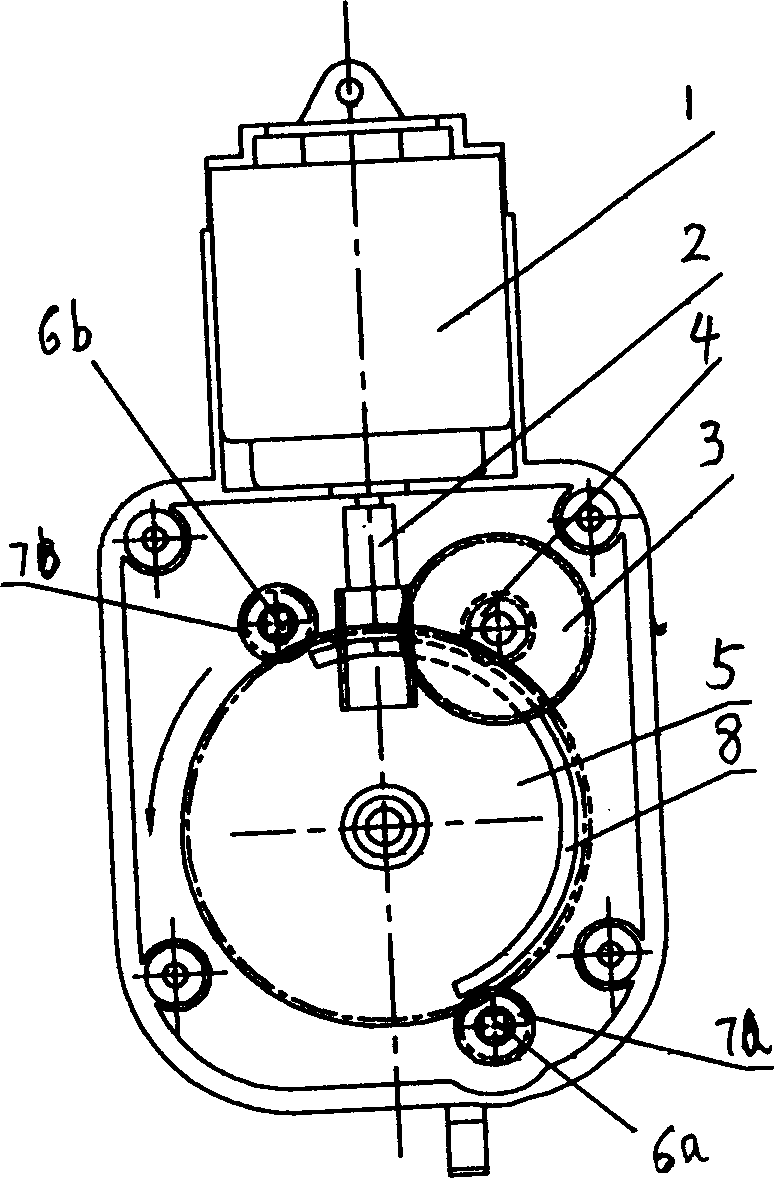 Driving device of toy