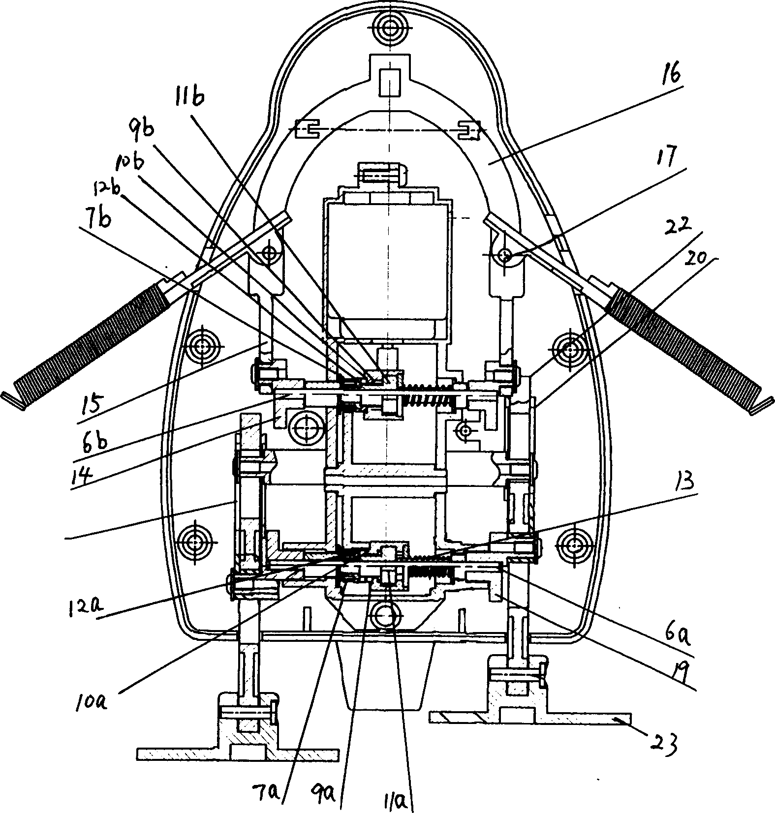 Driving device of toy