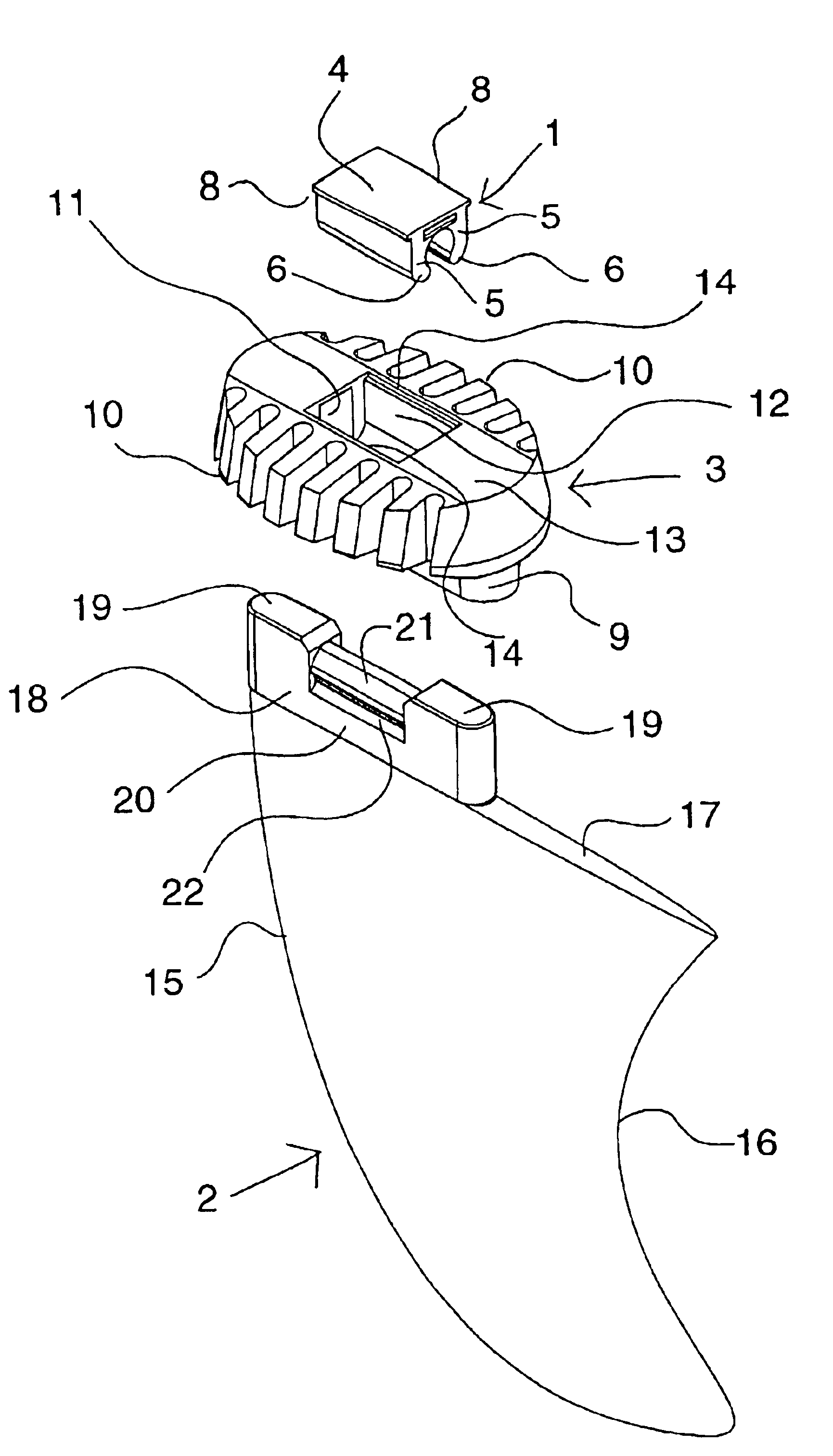 Removable fin system