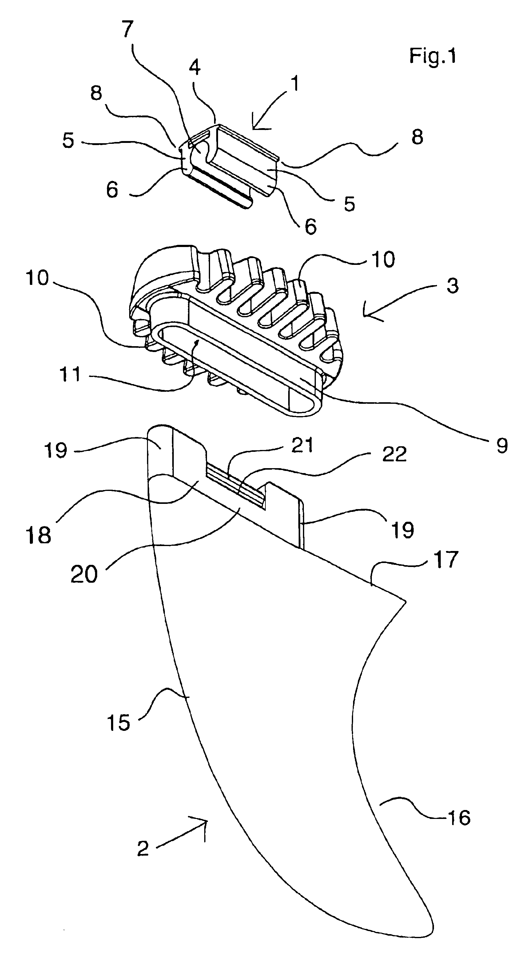 Removable fin system