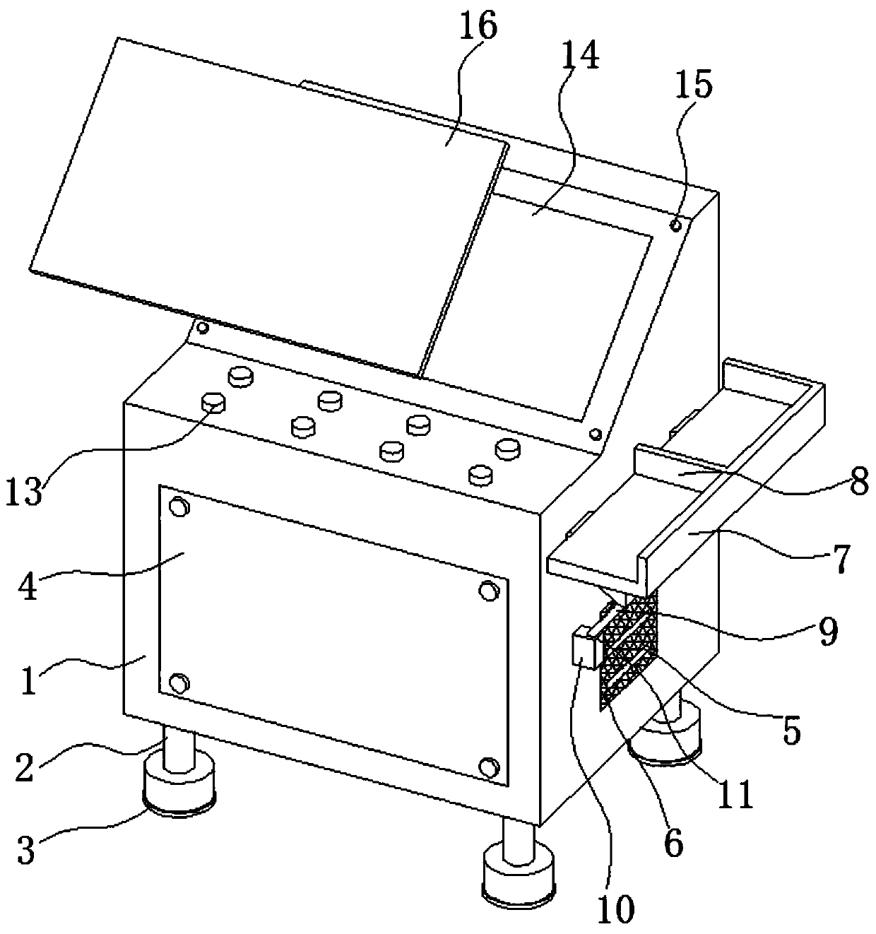 Fiber laser power control method and device