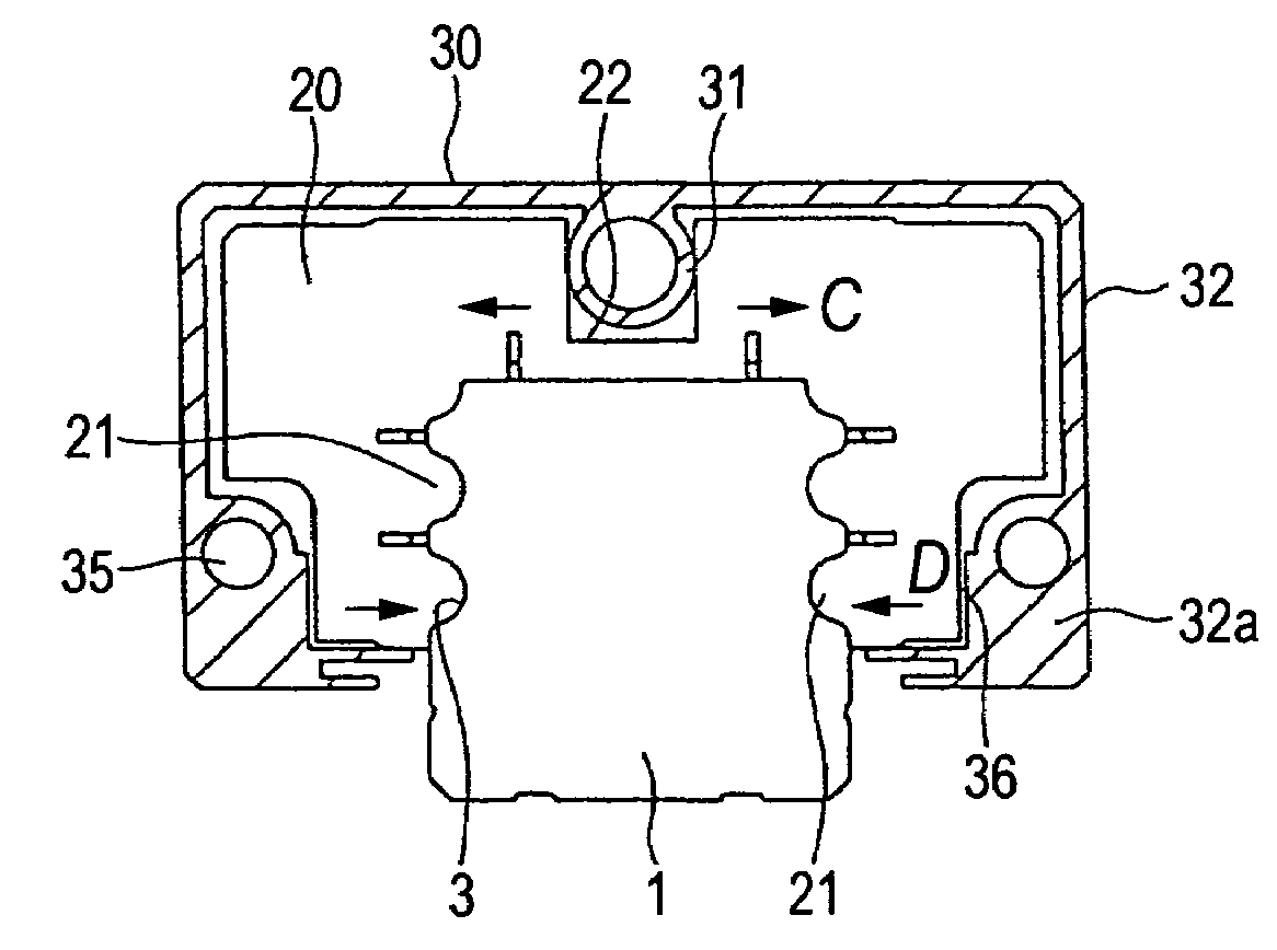 Linear guide bearing apparatus