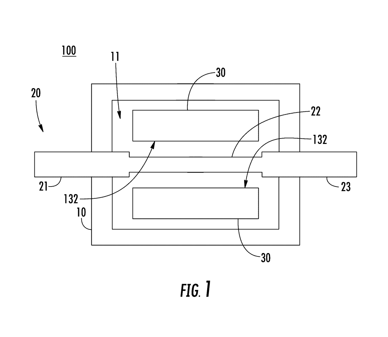 Porous inlay for fuse housing