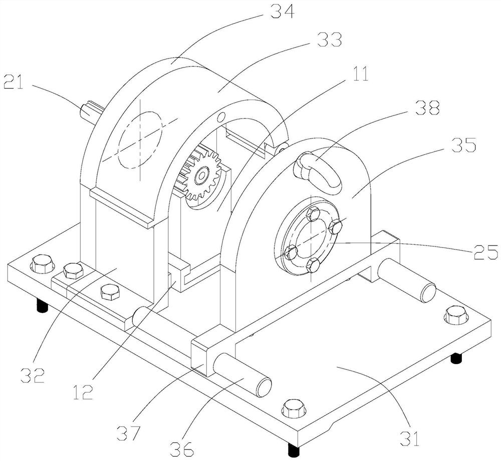 Ultrasonic impact strengthening device and method for rotary workpiece