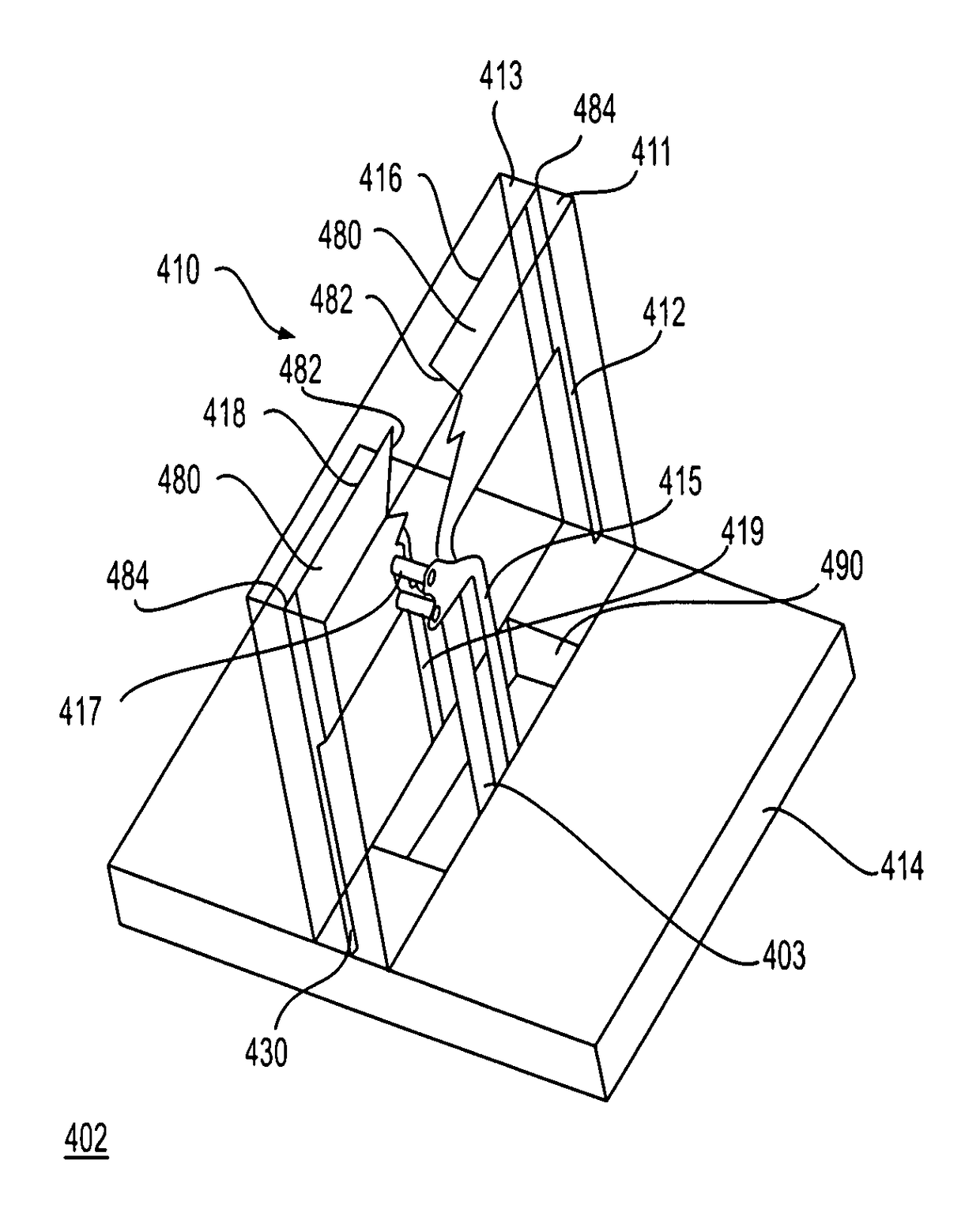 Substrate-loaded frequency-scaled ultra-wide spectrum element