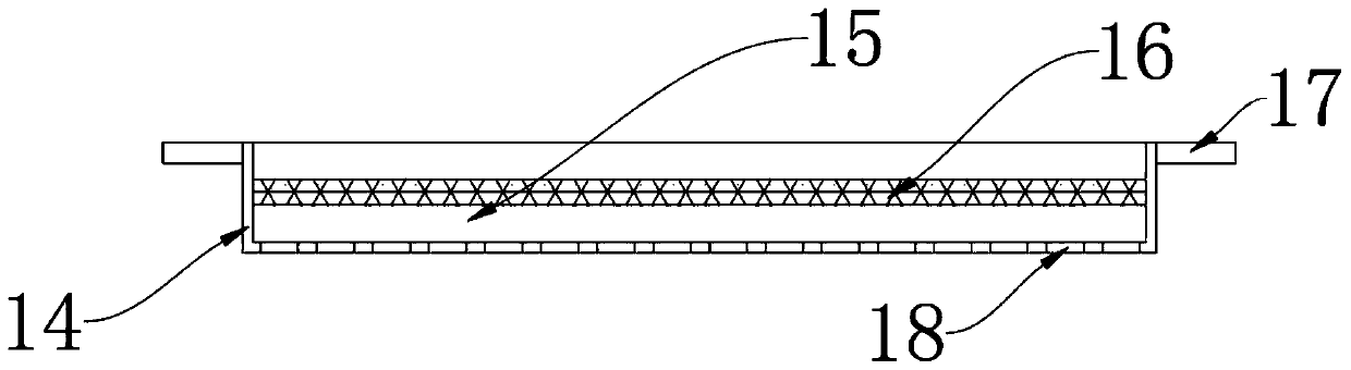 Water purification treatment device for wet dust removal equipment