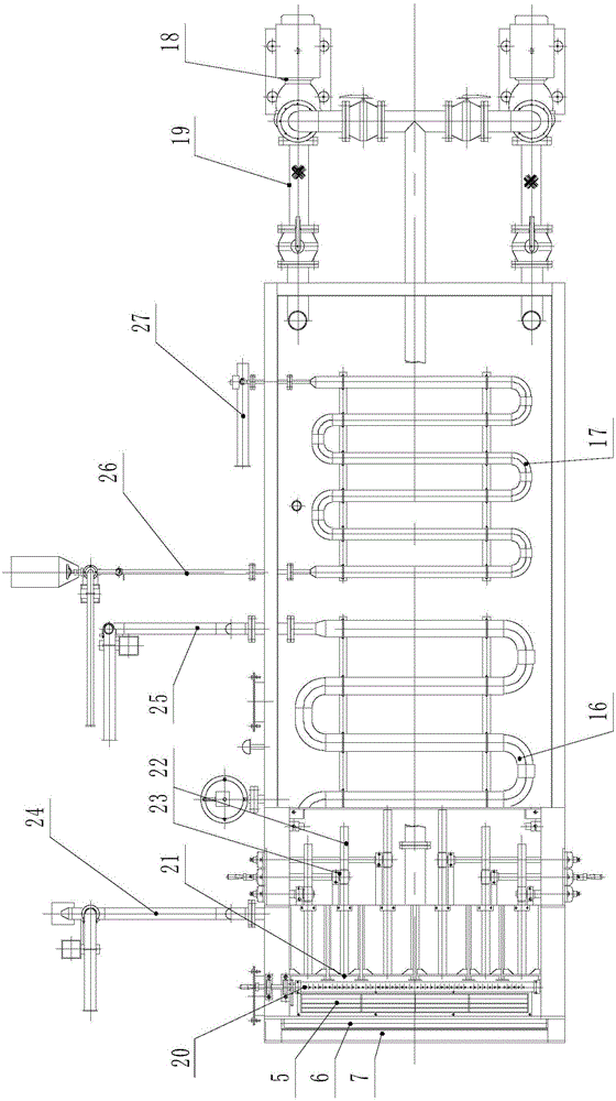 Steel wire water bathing and air cooling quenching unit