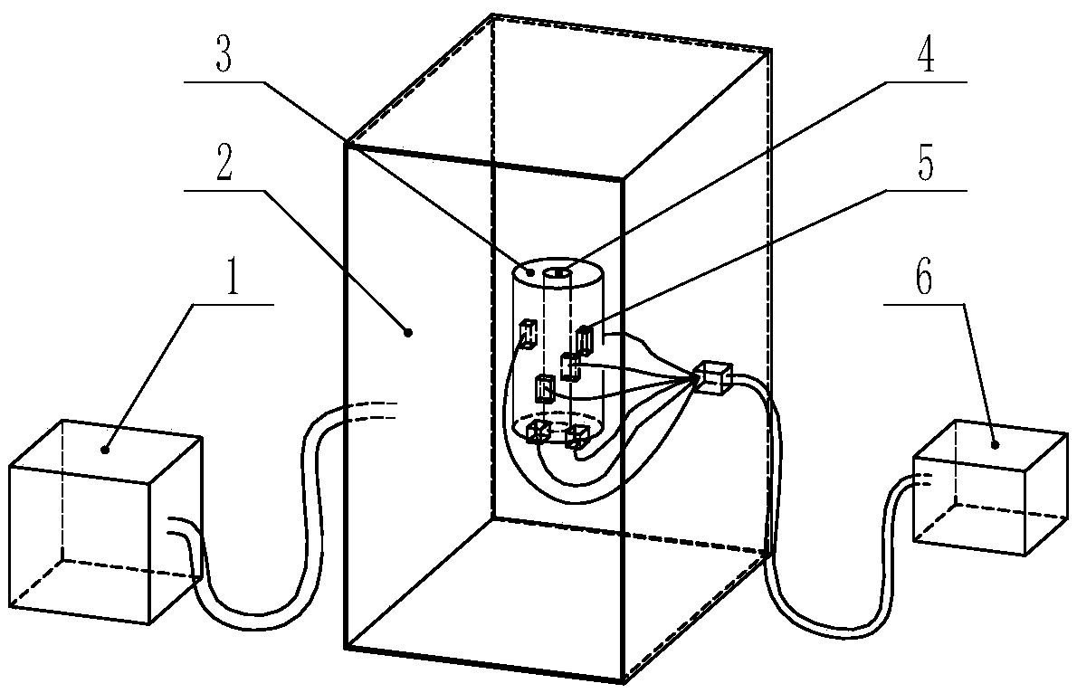 Method for freezing prawns by adopting ultrasonic and high hydrostatic pressure