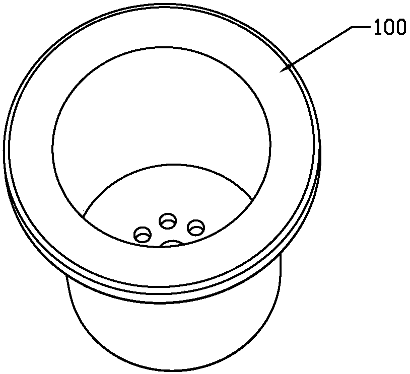 A cup body and its driving device