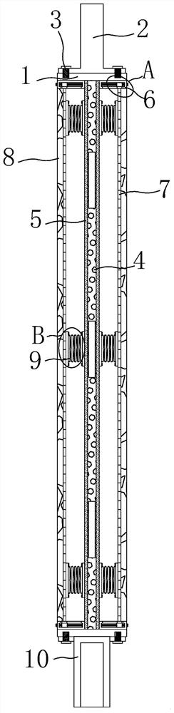 Water filtering wall body of fabricated all-aluminum building