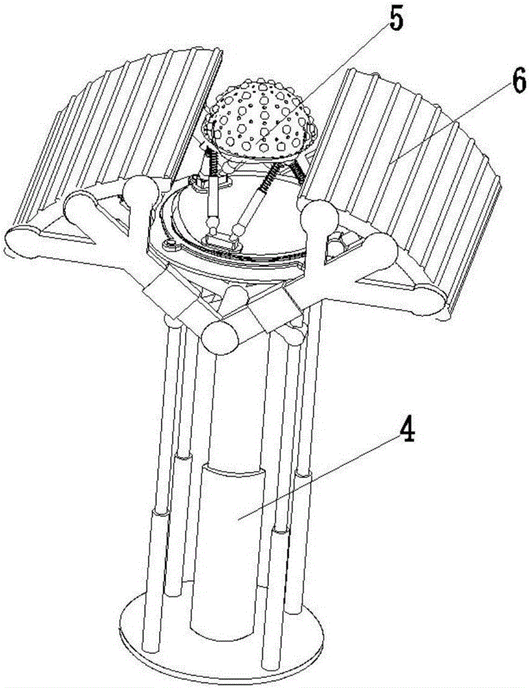 Comprehensive adjustable armpit massaging intelligent robot