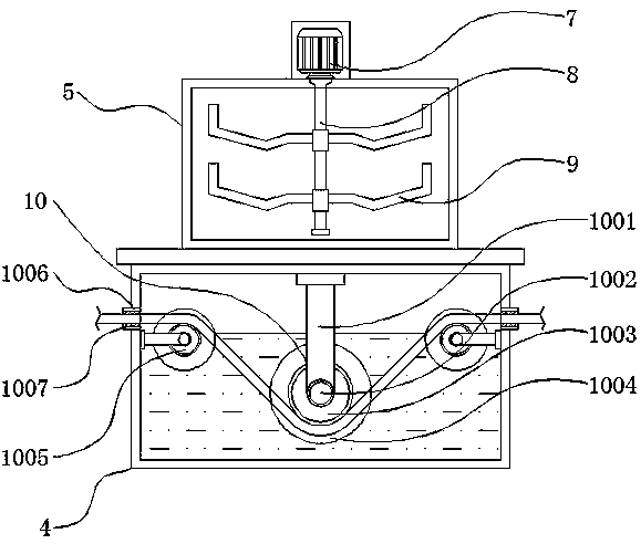 Disinfection device for infusion tube processing and having drying structure