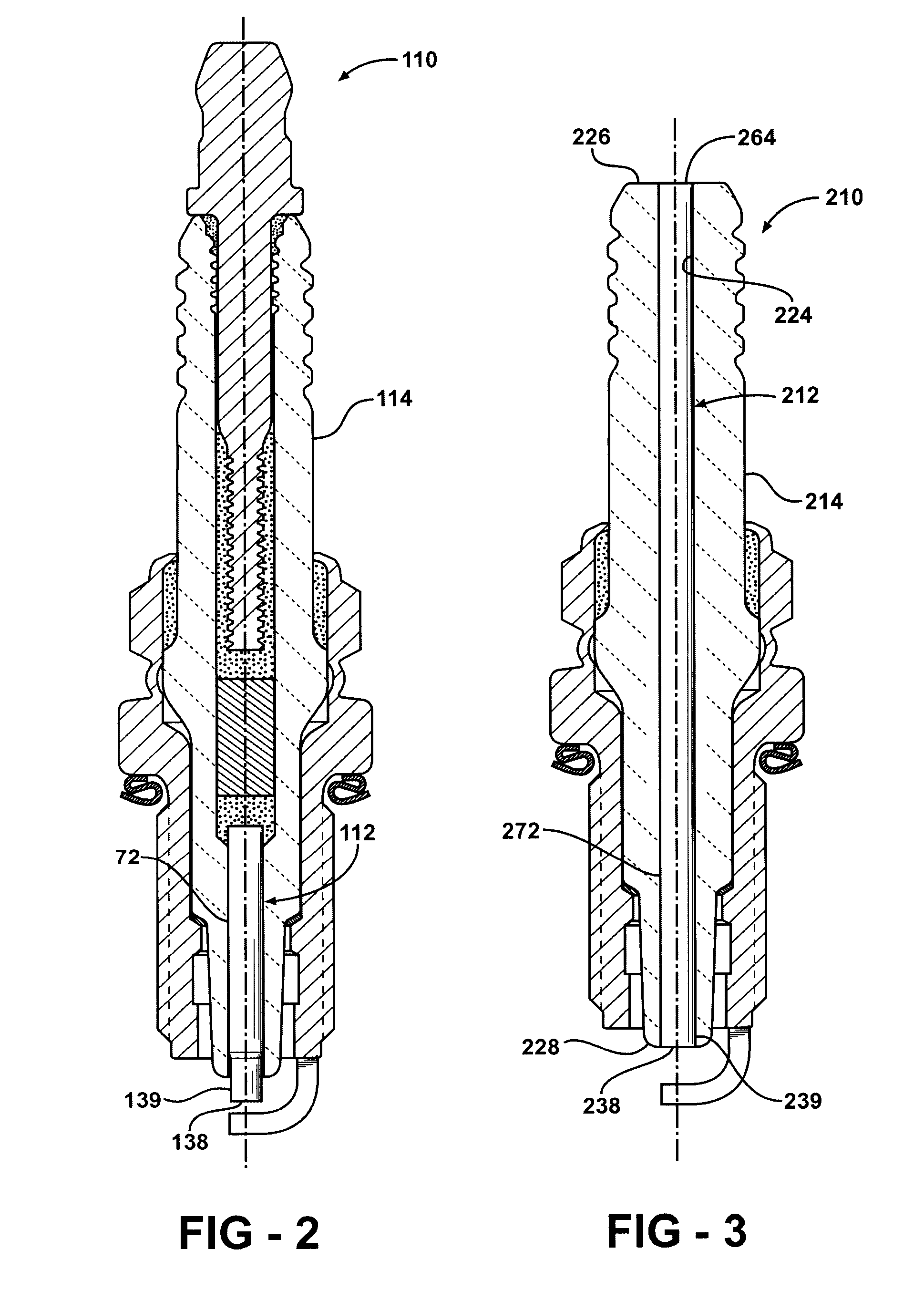 Ceramic electrode, ignition device therewith and methods of construction thereof