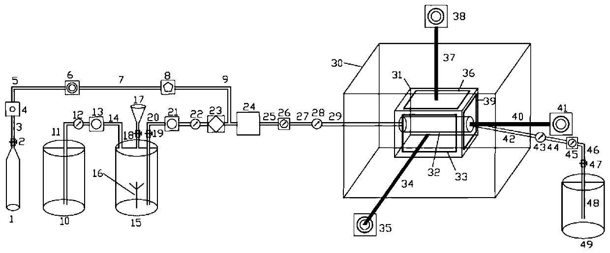 Device for simulating and evaluating damages of recharge to stratum