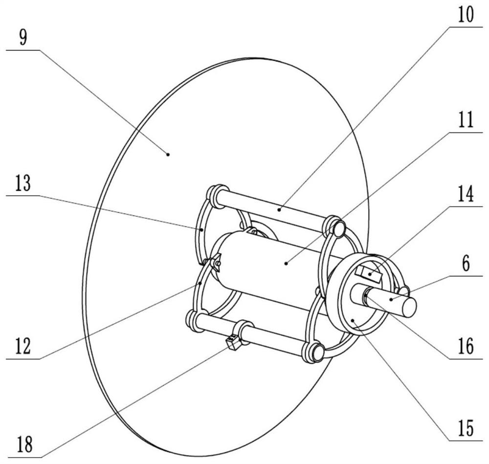 A cable pay-off coil device for civil engineering