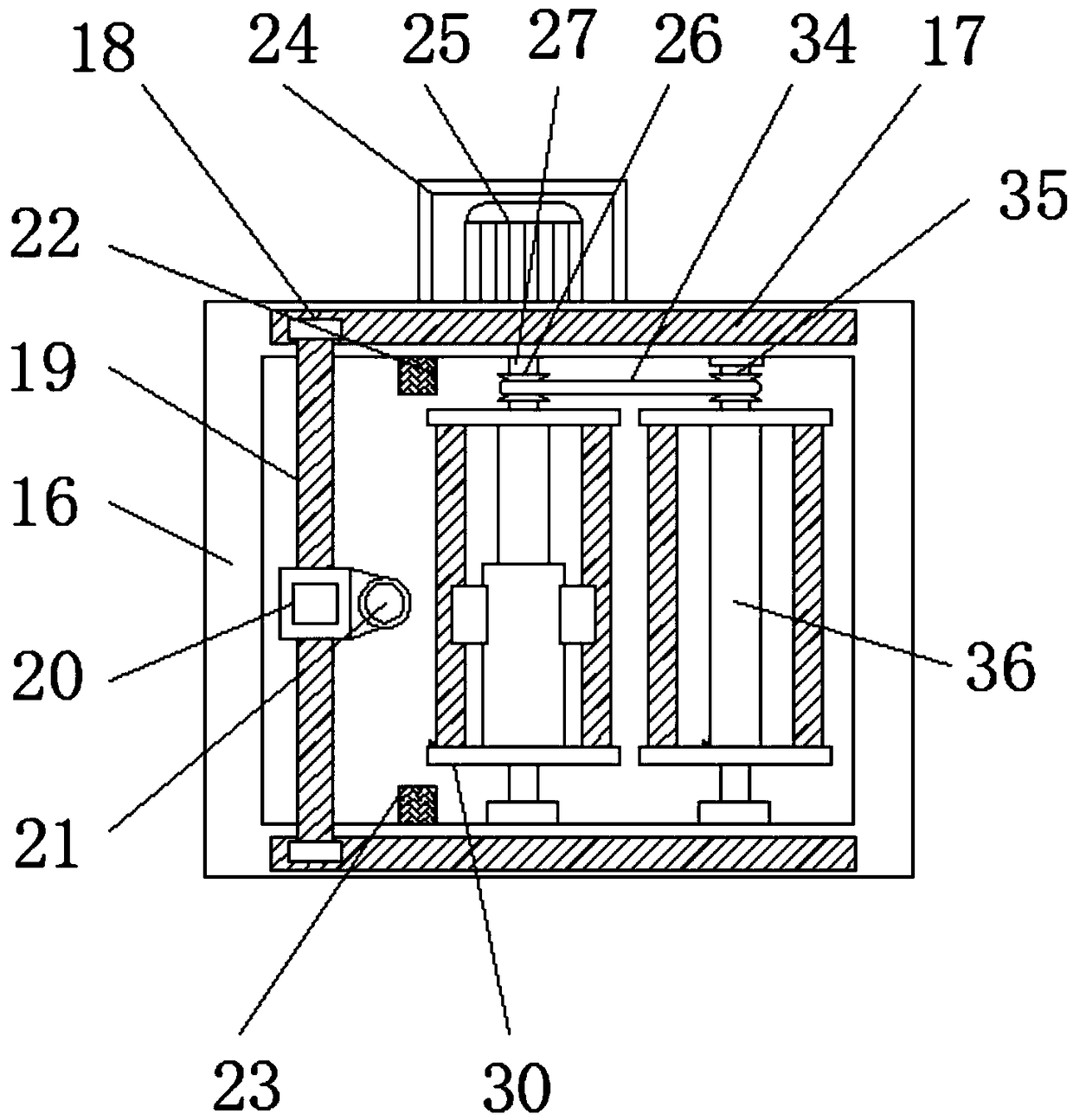 Rope rolling device with degreasing function for cable production