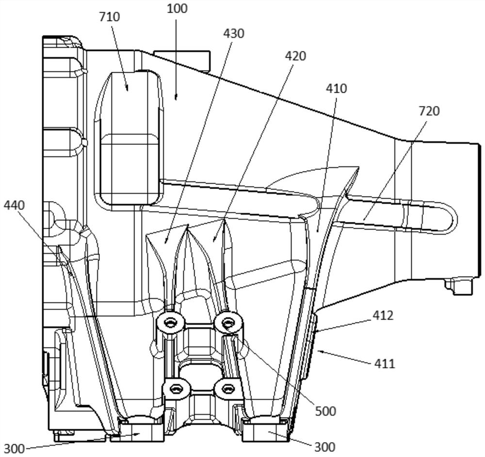 Tail reduction receiver and heavy duty tail reducer