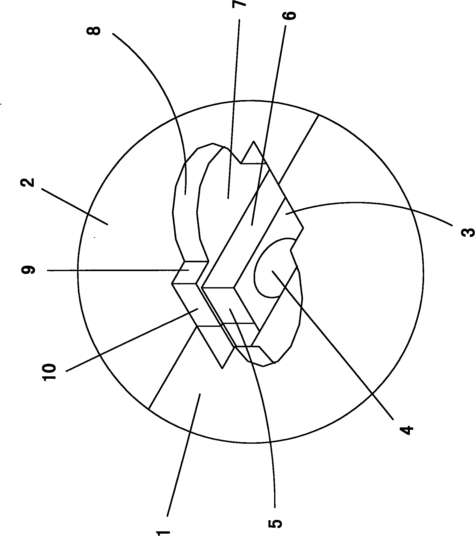 Method for sticking massively produced simple lenses and metal brackets