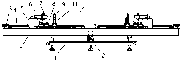 Anti-side-rolling torsion bar assembly automatic positioning and assembling device and method