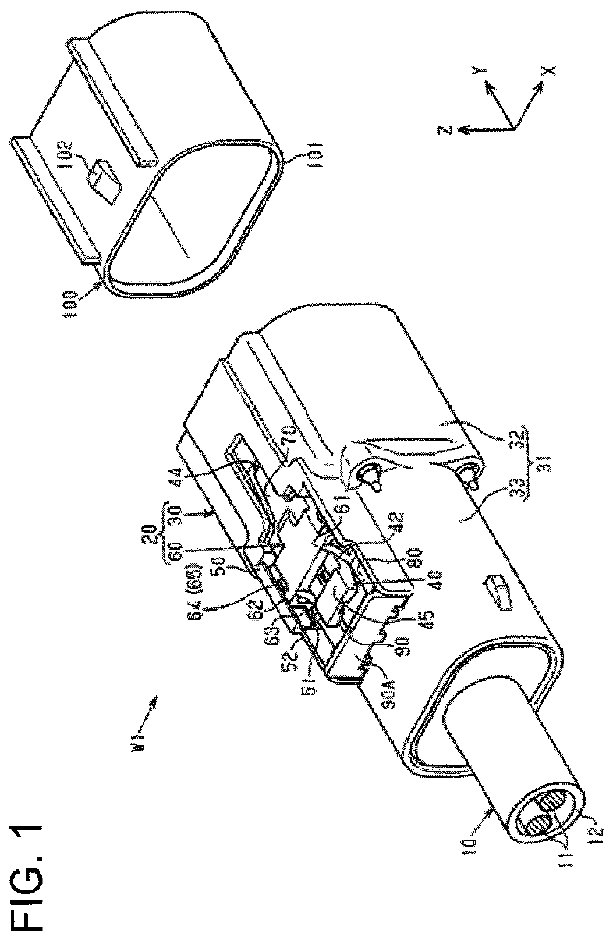 Connector, connector position assurance member and wiring harness