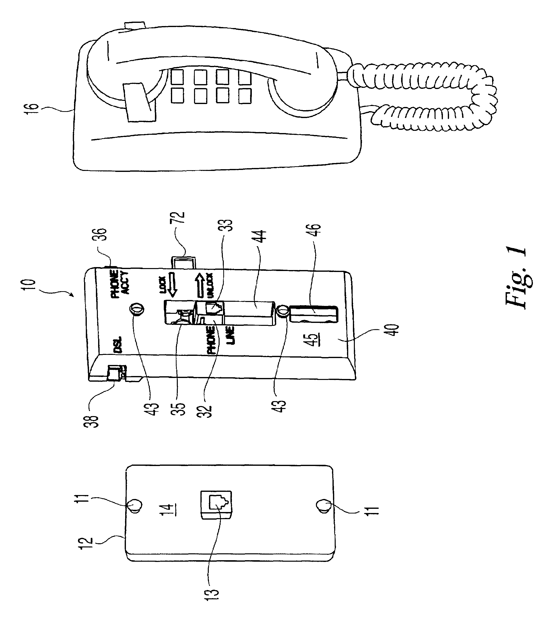 Tool-less wall-mount distributed filter housing