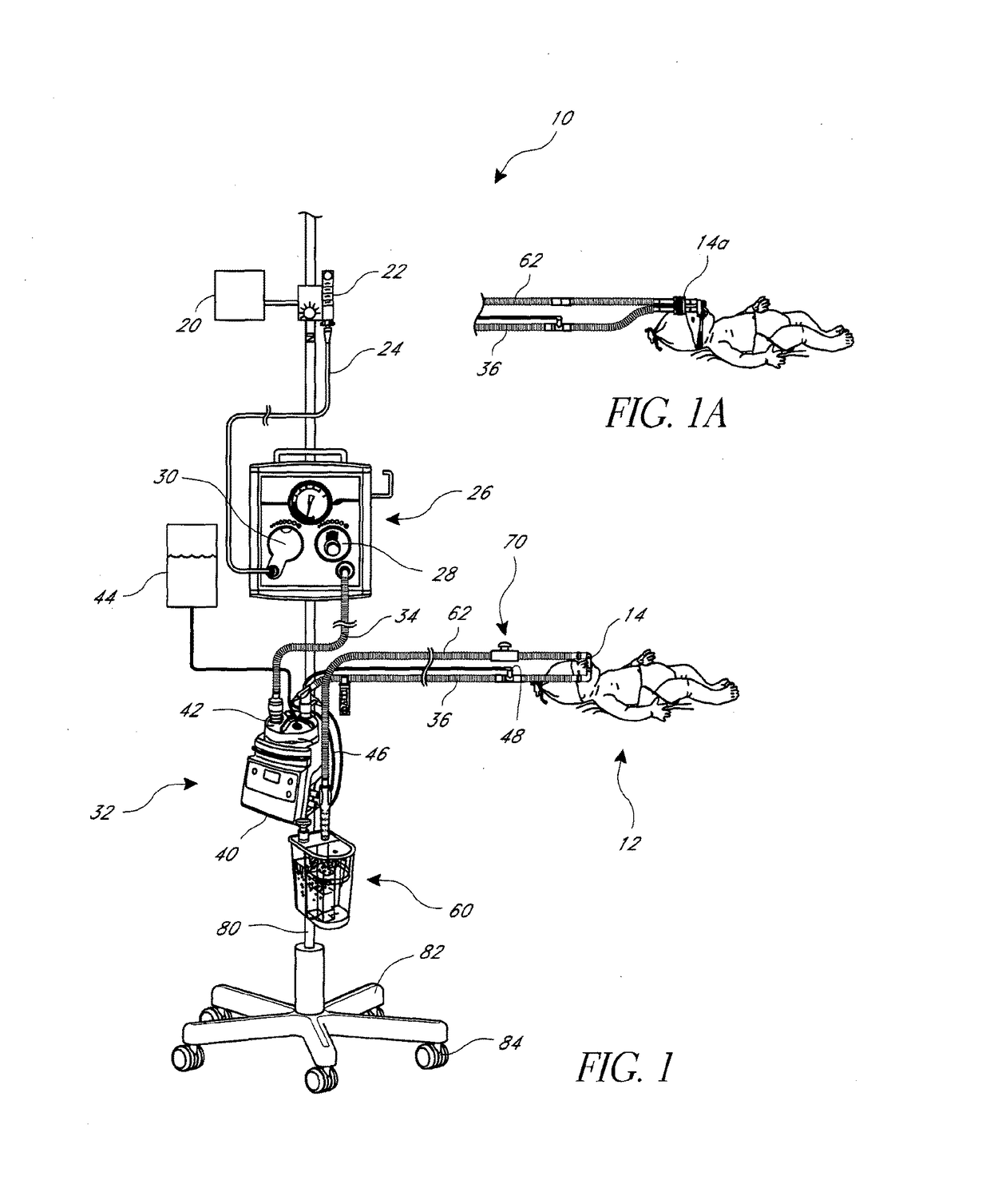 Combination CPAP and resuscitation systems and methods