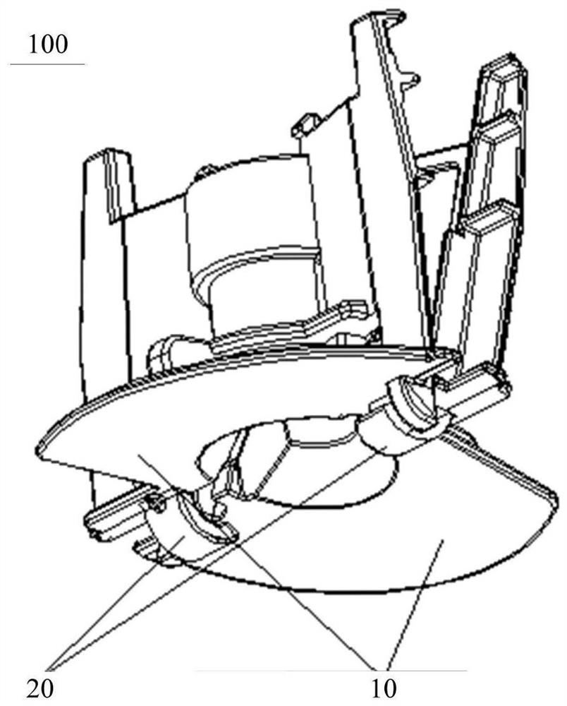 Bracket for Mounting Split Energy Focusing Rings, Energy Focusing Ring Assembly and Humidifier