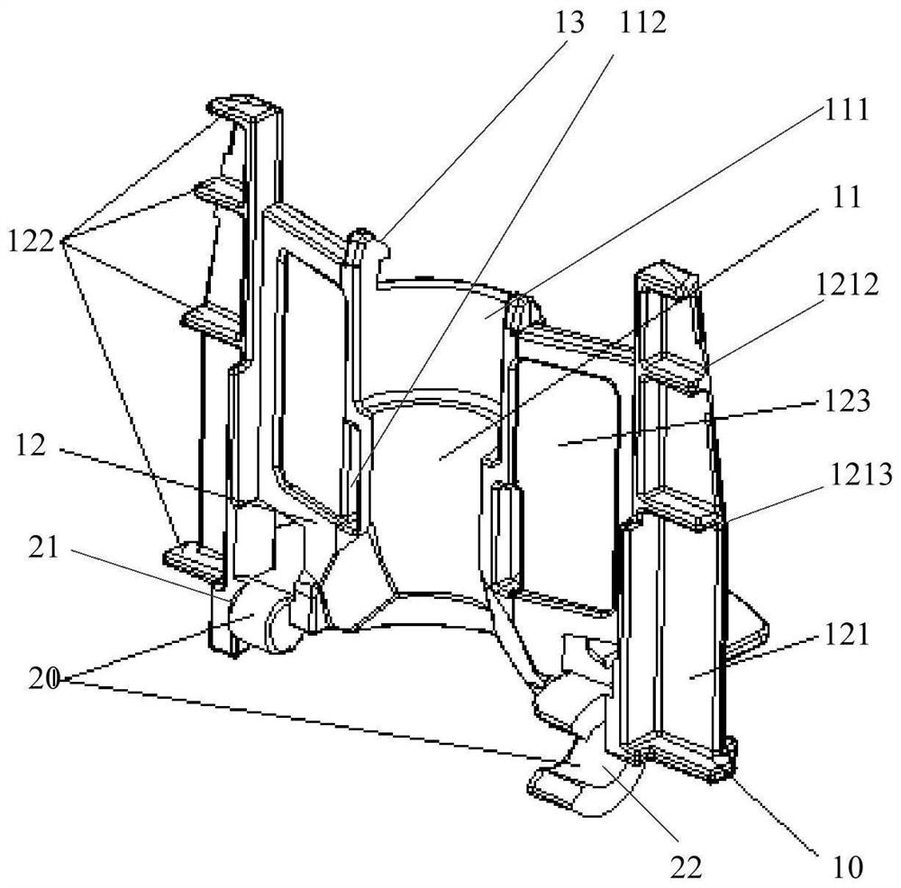 Bracket for Mounting Split Energy Focusing Rings, Energy Focusing Ring Assembly and Humidifier