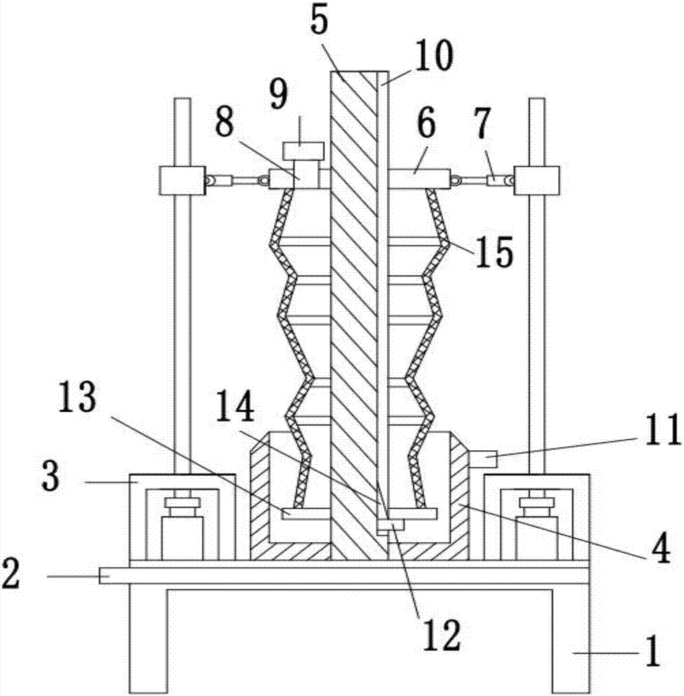 Vertical filter press