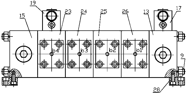 Liquid controlled multi-way valve